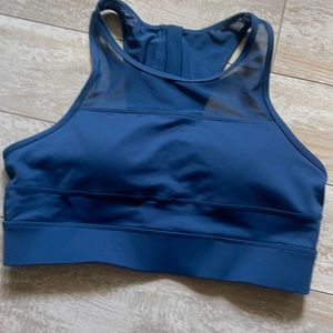 Zyia large peacock blue sports bra